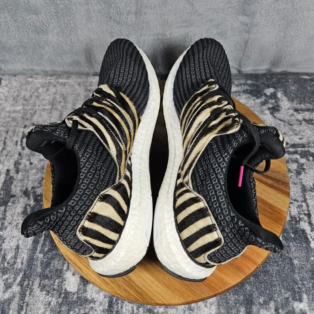 Adidas UltraBoost DNA Animal Pack Zebra Black Men’s Size 10 Running Shoes FZ2730